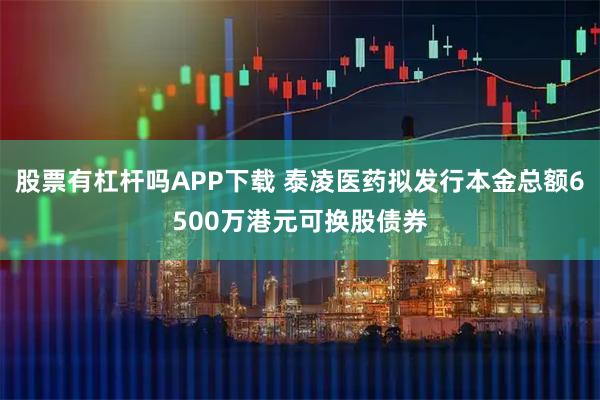股票有杠杆吗APP下载 泰凌医药拟发行本金总额6500万港元可换股债券
